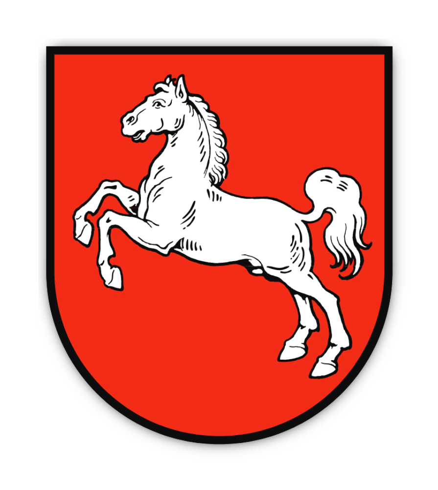 Wappen - Deutschland - Niedersachsen - DE - NI - für Auto, Laptop und mehr - Bild 22 von 29
