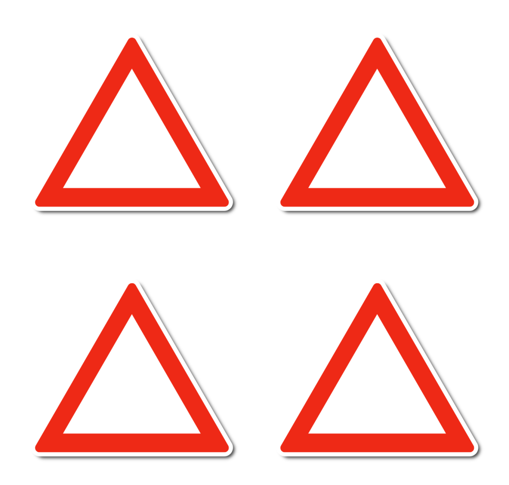 Warndreieck - (rot/weiß) - StVO - Bild 10 von 29