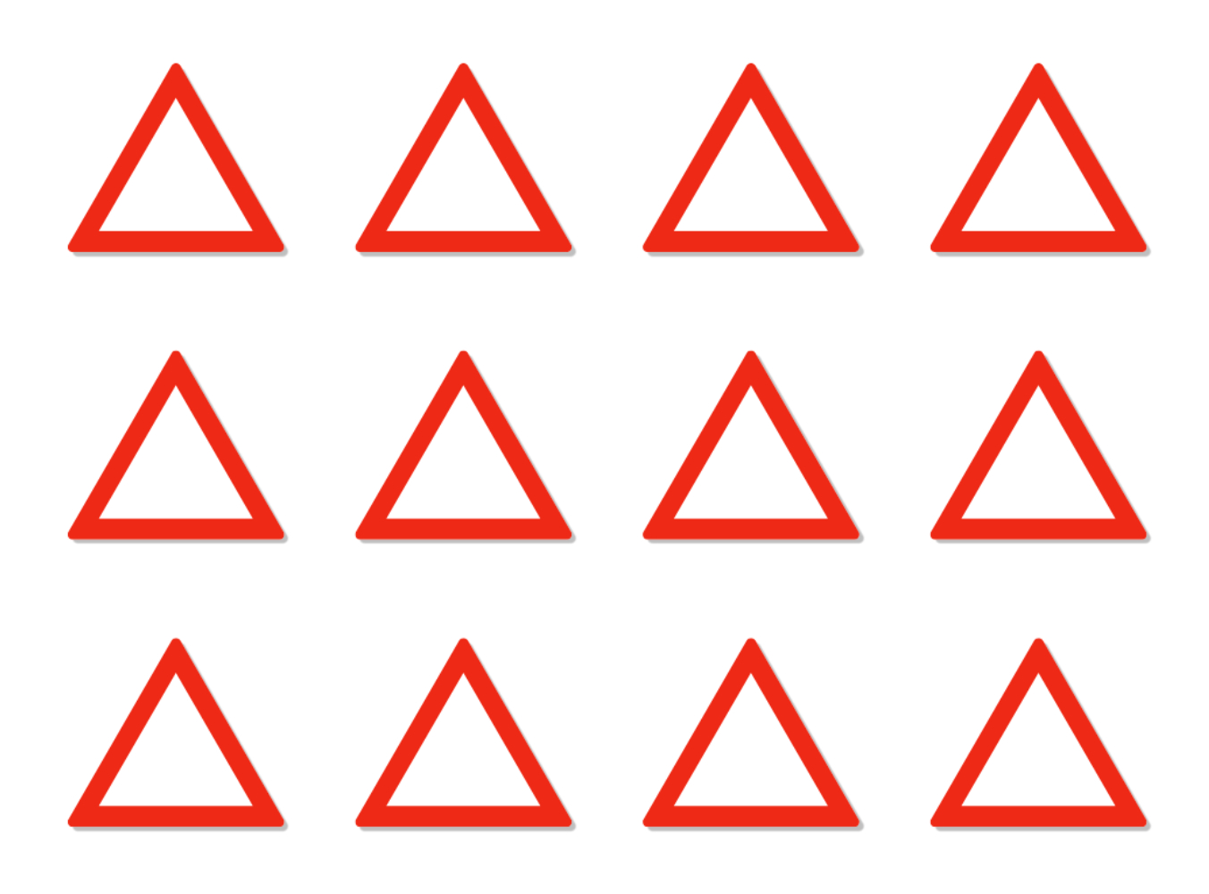 Warndreieck - (rot/weiß) - StVO - Bild 2 von 29